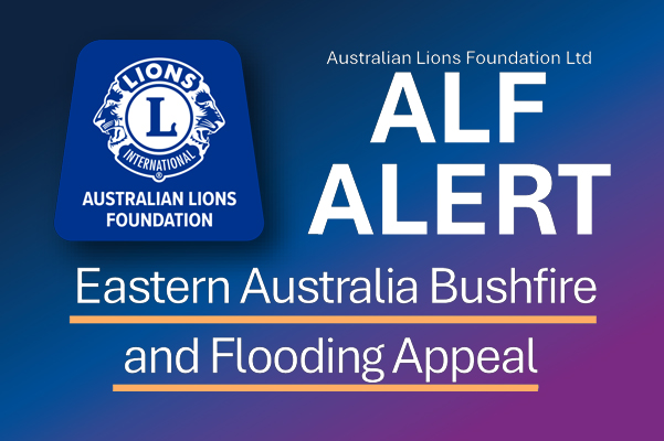 ALF Australian Lions Foundation Flooding and Bushfire Appeal