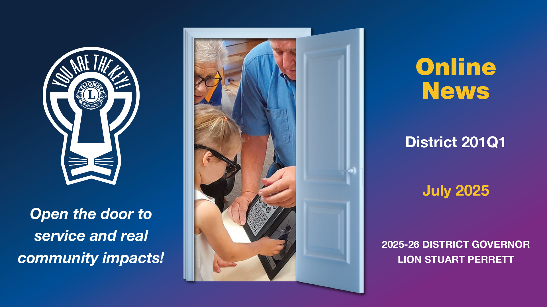 DG Stuart Perrett - Welcome - July 2025